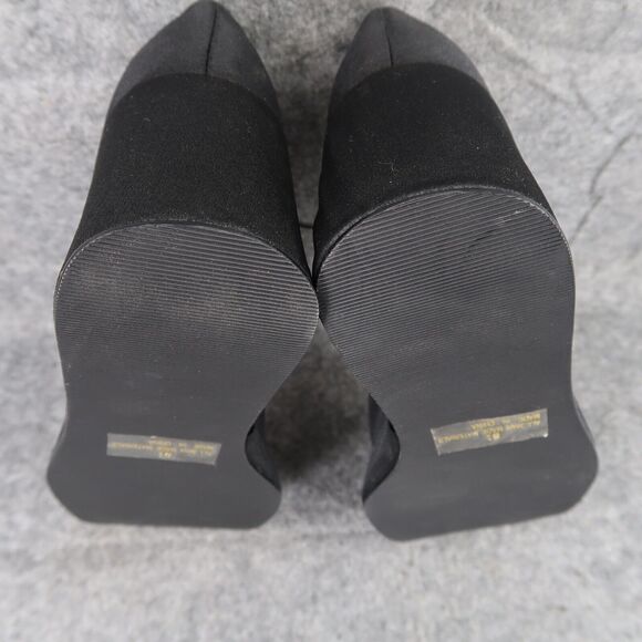 Edward Paul Shoes Women 8.5 Wedge Oxford Fashion Platform Lace Up Academia Black - Picture 15 of 16